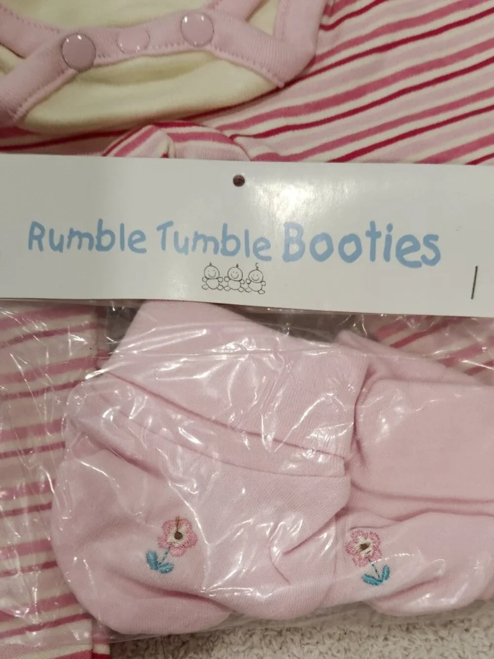 Rumble Tumble - Baby Girls' 4-Pc Bunny Pant Set w/Puppet